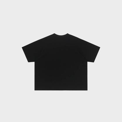 Röntgen Skelett T-Shirt | Oversized | Waffelstruktur | Brustkorb Print-Chaps Herrenmode