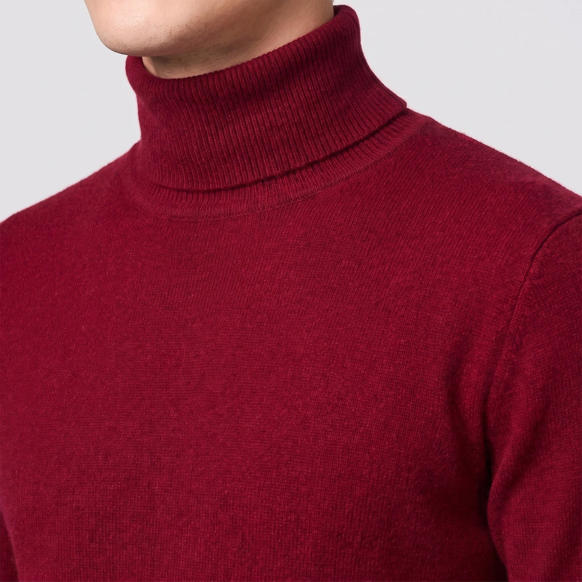 Feinstrick Rollkragenpullover Herren | Regular Fit | Zeitlos