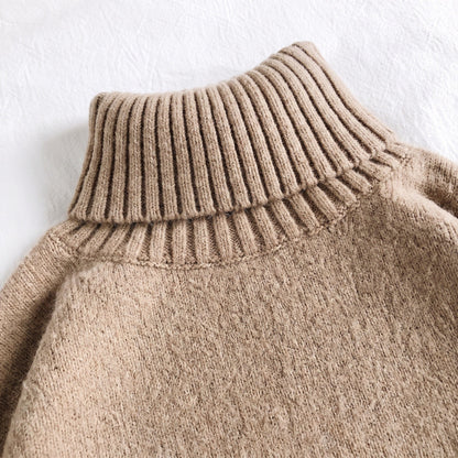 Oversized Rollkragenpullover Herren | Strick | Überschnittene Schultern
