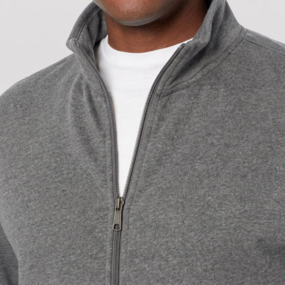 Zip-Jacke mit Stehkragen Herren | Durchgehender Reißverschluss | Seitentaschen | Leicht