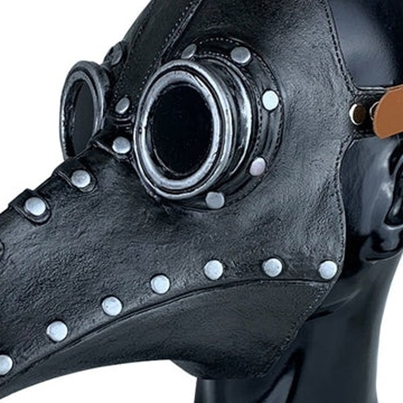 Pestarzt Schnabelmaske | Nieten | Brillenaugen | Schnallenriemen