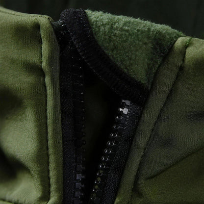 Taktische Jacke Herren | Softshell | Fleecefutter | Kapuze