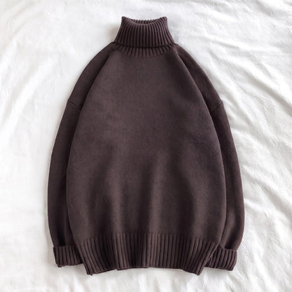 Oversized Rollkragenpullover Herren | Strick | Überschnittene Schultern