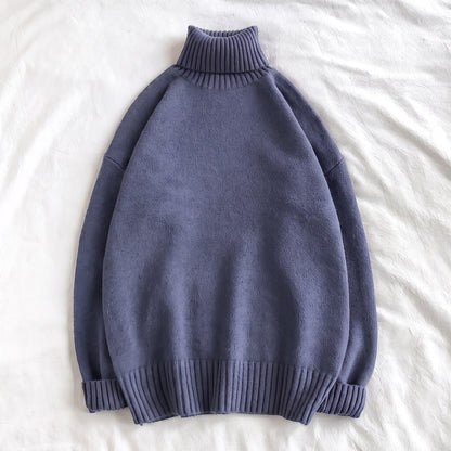 Oversized Rollkragenpullover Herren | Strick | Überschnittene Schultern