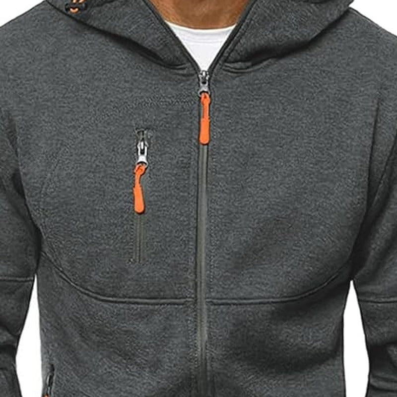 Jogginganzug Herren mit Reißverschlusstaschen | Zip Hoodie | 4 Farben