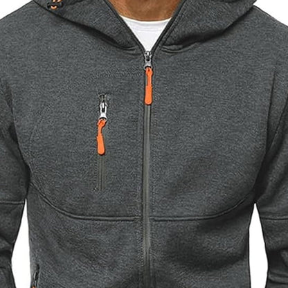 Jogginganzug Herren mit Reißverschlusstaschen | Zip Hoodie | 4 Farben