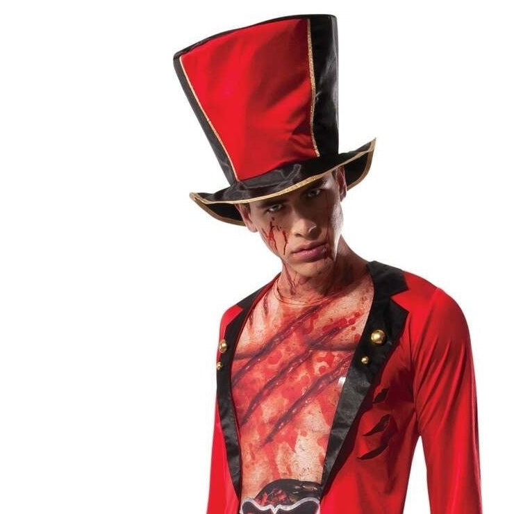 Zirkusdirektor Kostüm | Zombie | Frack Overall | Zylinder-Chaps Herrenmode