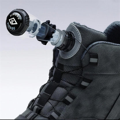 Stahlkappenstiefel Herren | Drehverschluss | Wahlweise Gefüttert