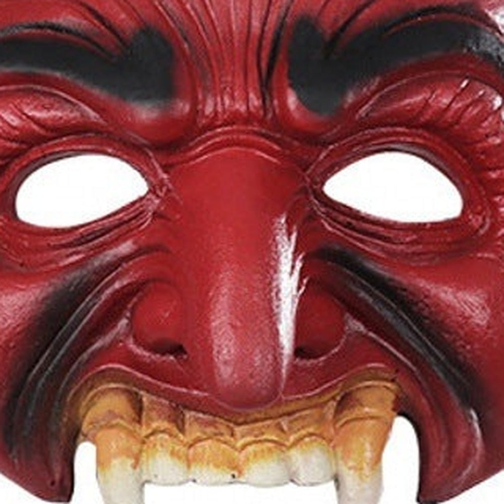 Teufel Halbmaske | Hörner | 5 Designs | Halloween Maske