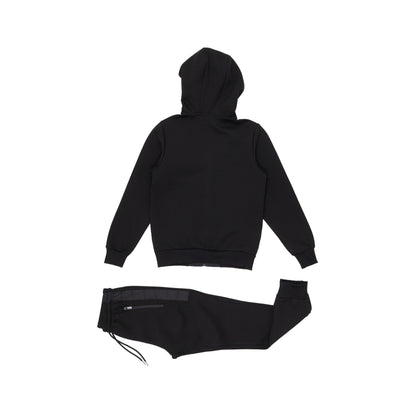 Hybrid Trainingsanzug Herren | Gesteppte Kapuzenjacke | Jogginghose