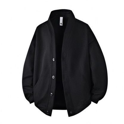 Cardigan Herren | Relaxed Fit | Knopfleiste | Taschen