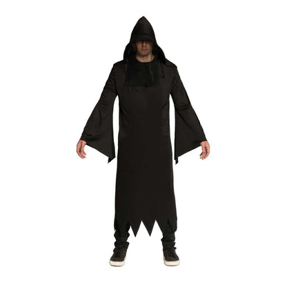 Sensenmann Robe | Kapuze | Gesichtsschleier | Schwarz