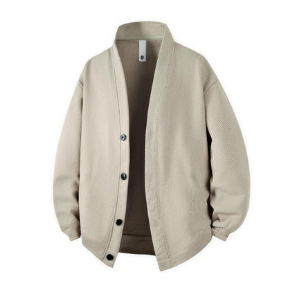 Cardigan Herren | Relaxed Fit | Knopfleiste | Taschen
