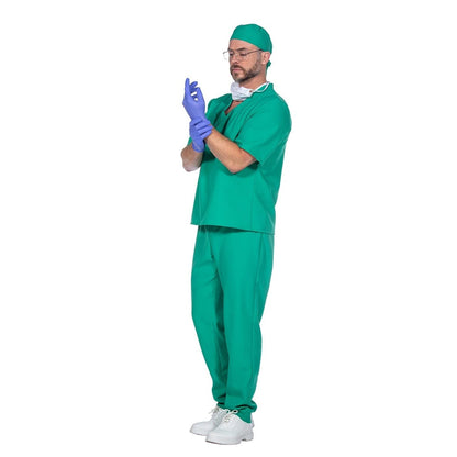 Arzt Kostüm Herren | Chirurg | Kasack | Hose | Mundschutz