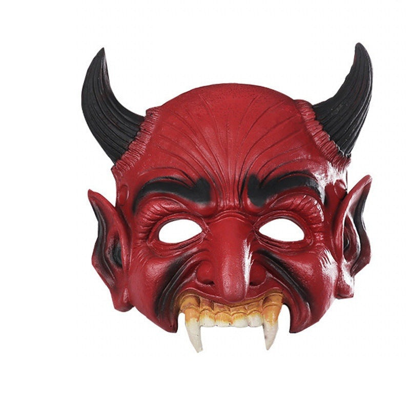 Teufel Halbmaske | Hörner | 5 Designs | Halloween Maske
