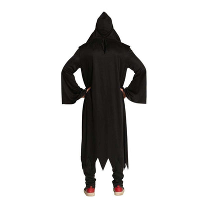 Sensenmann Robe | Kapuze | Gesichtsschleier | Schwarz