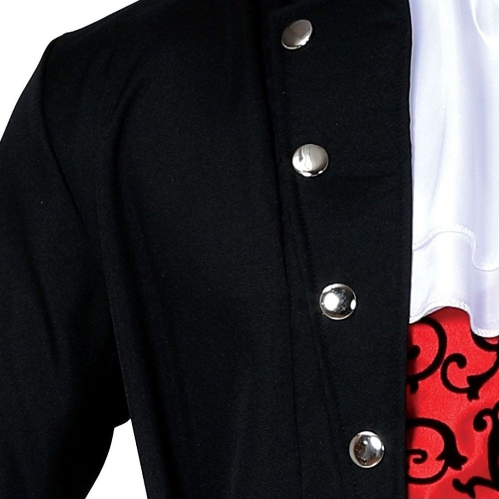 Vampir Outfit Herren | Jacke mit Hemd | Jabot | Hose-Chaps Herrenmode