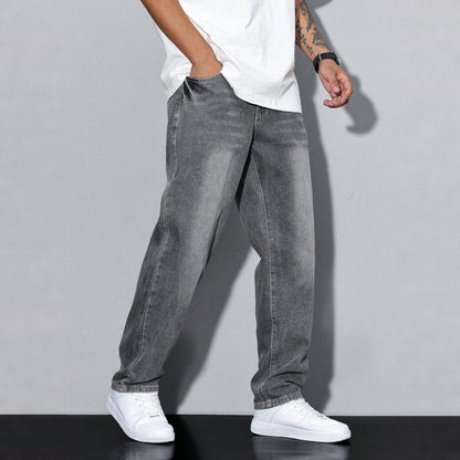 Baggy Jeans Herren | Weite Passform | Used Look-Chaps Herrenmode