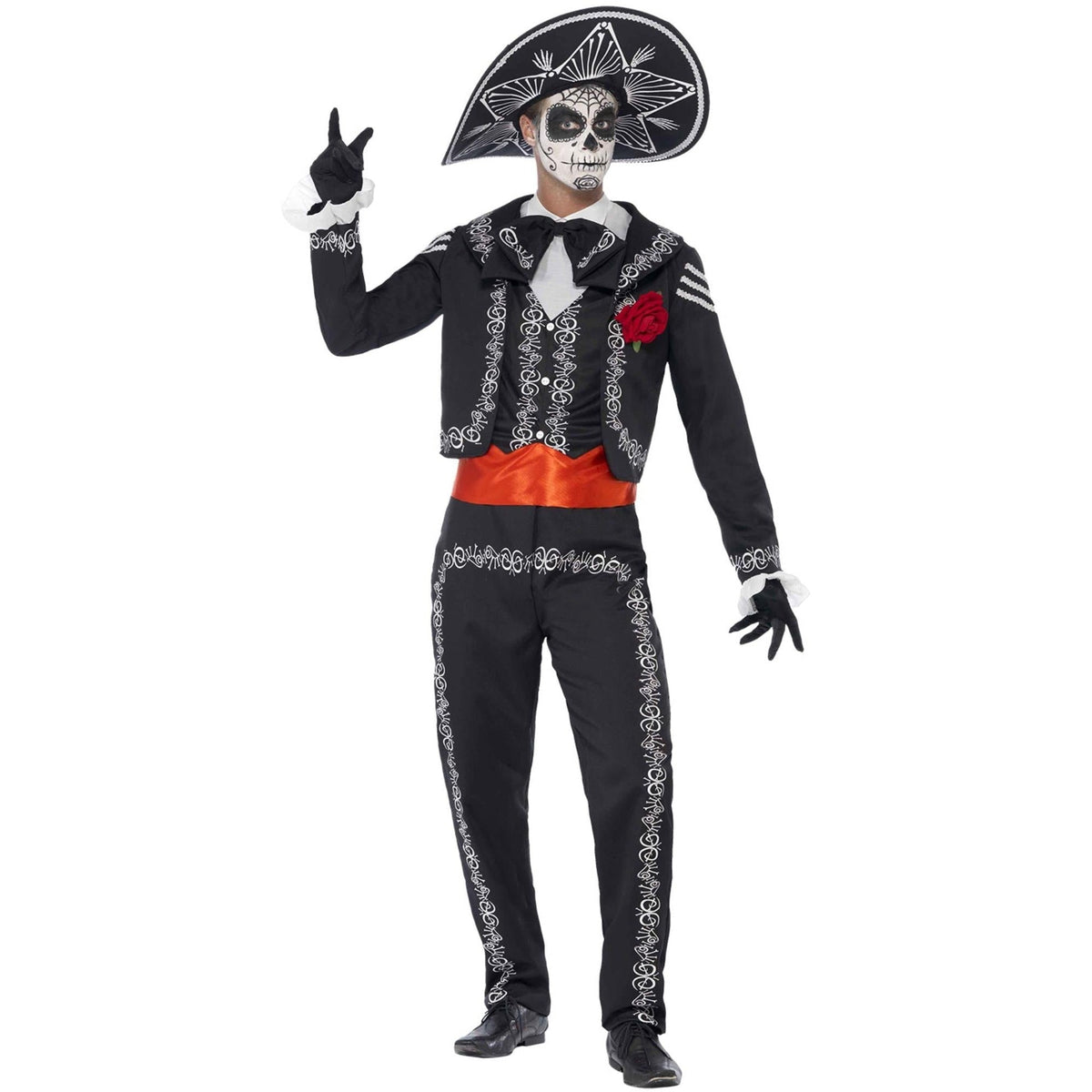 Dia de los Muertos Kostüm Herren | Sombrero | Jacke | Hose-Chaps Herrenmode
