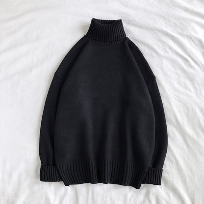 Oversized Rollkragenpullover Herren | Strick | Überschnittene Schultern