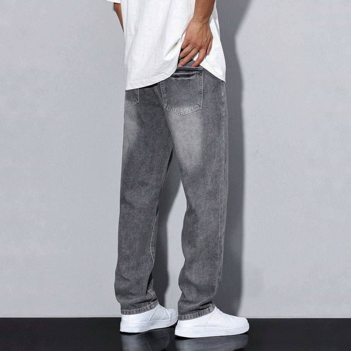 Baggy Jeans Herren | Weite Passform | Used Look-Chaps Herrenmode
