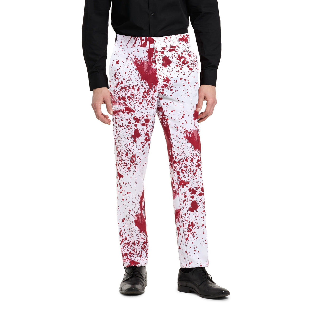 Blutiger Anzug Herren | Weiß | Blutspritzer | Sakko, Hose, Krawatte
