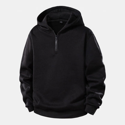 Halfzip Hoodie Trainingsanzug Herren | Jogginghose mit Bündchen | 2 Farben-Chaps Herrenmode