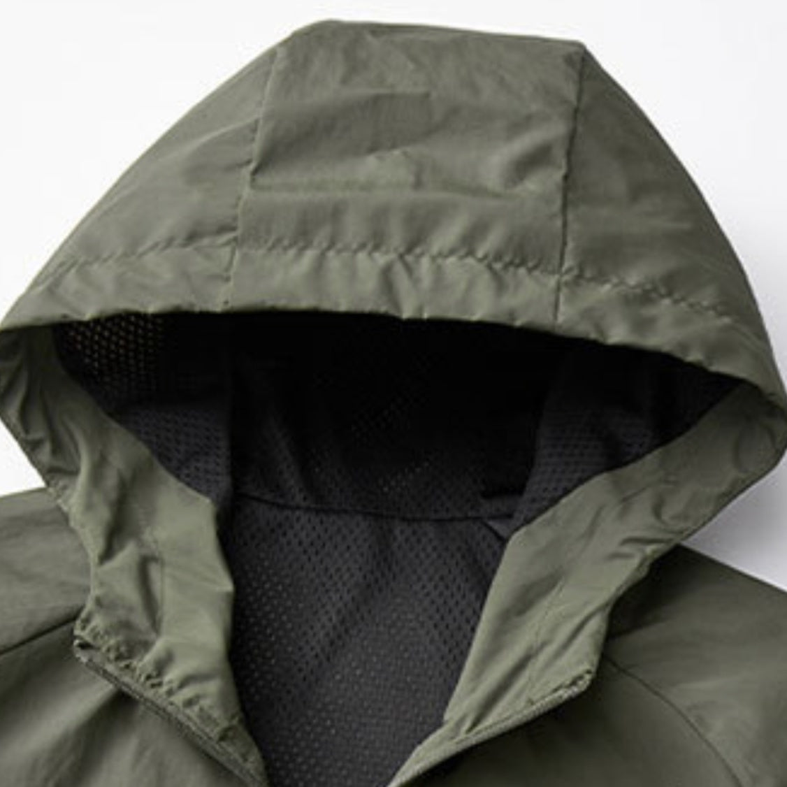 Ultraleichte Windjacke Herren | Kapuze | Wasserabweisend | Netzfutter