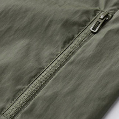 Ultraleichte Windjacke Herren | Kapuze | Wasserabweisend | Netzfutter