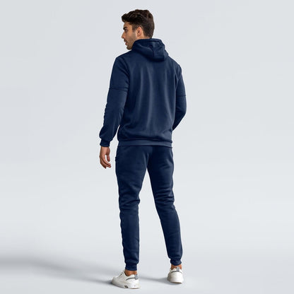 Jogginganzug Herren mit Reißverschlusstaschen | Zip Hoodie | 4 Farben