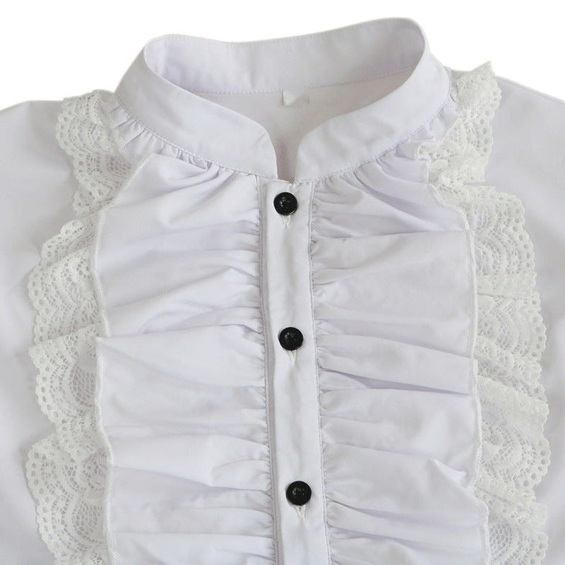 Rüschenhemd Herren | Vampir | Pirat | Jabot | Viktorianisch | 11 Stile-Chaps Herrenmode