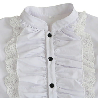 Rüschenhemd Herren | Vampir | Pirat | Jabot | Viktorianisch | 11 Stile-Chaps Herrenmode
