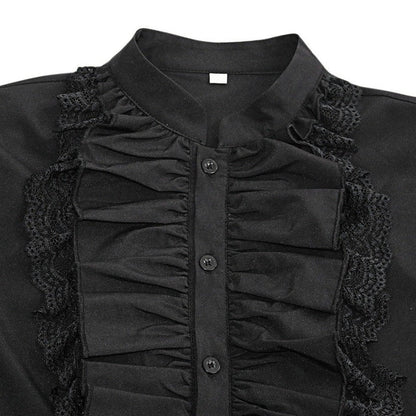 Rüschenhemd Herren | Vampir | Pirat | Jabot | Viktorianisch | 11 Stile-Chaps Herrenmode