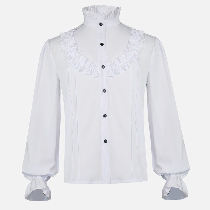 Rüschenhemd Herren | Vampir | Pirat | Jabot | Viktorianisch | 11 Stile-Chaps Herrenmode