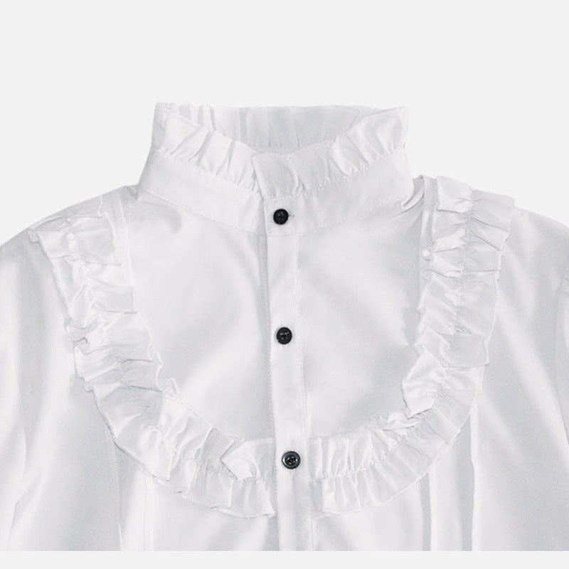 Rüschenhemd Herren | Vampir | Pirat | Jabot | Viktorianisch | 11 Stile-Chaps Herrenmode