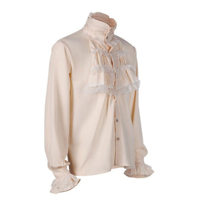 Rüschenhemd Herren | Vampir | Pirat | Jabot | Viktorianisch | 11 Stile-Chaps Herrenmode