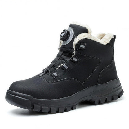 Stahlkappenstiefel Herren | Drehverschluss | Wahlweise Gefüttert