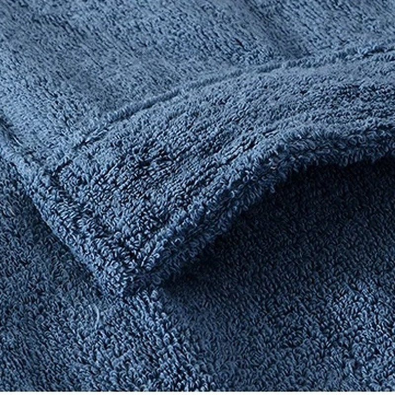 Bademantel Herren mit Kapuze | Frottee | 5 Farben