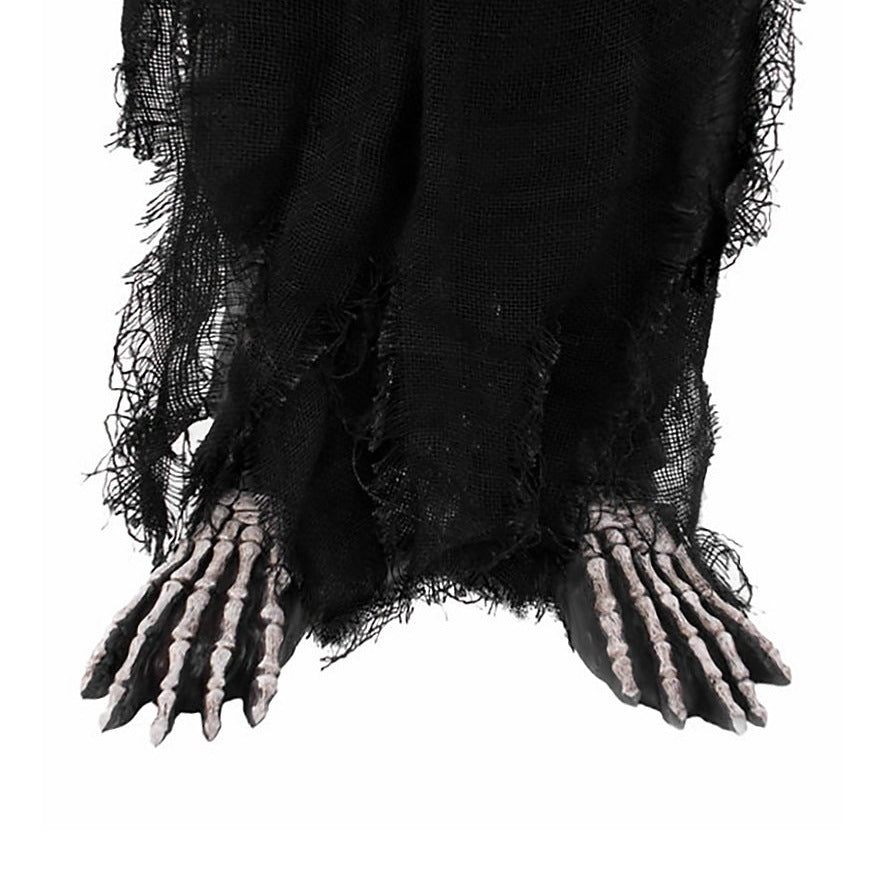Skelett Füße | Latex Schuhüberzieher | Halloween Kostüm Zubehör-Chaps Herrenmode