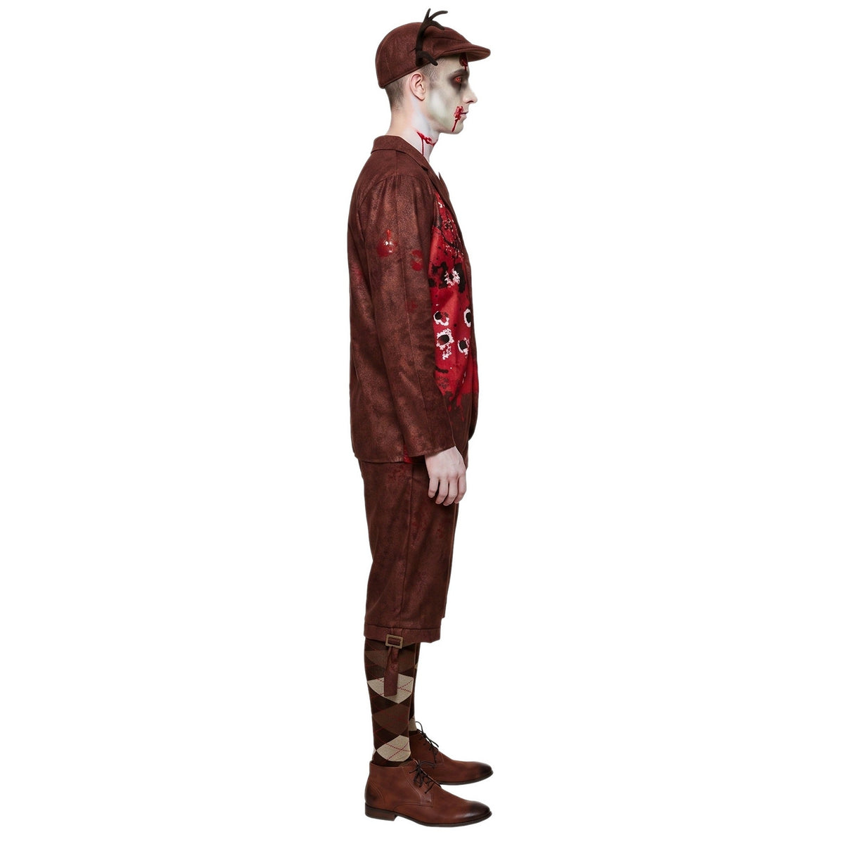 Zombie Jäger Kostüm | Jacke | Kniebundhose | Mütze mit Geweih