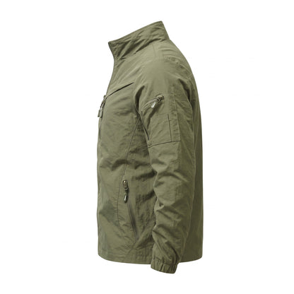 Fieldjacke Herren | Stehkragen | Wetterfest | Ärmeltasche