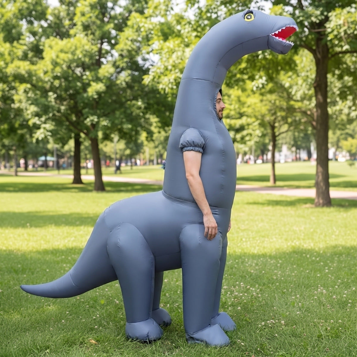 Aufblasbares Dinosaurier Kostüm | Langhals | Erwachsene
