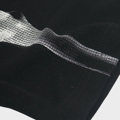 Röntgen Skelett T-Shirt | Oversized | Waffelstruktur | Brustkorb Print-Chaps Herrenmode