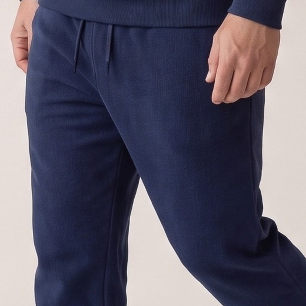 Hausanzug Herren mit Hoodie | Jogginghose | Marineblau-Chaps Herrenmode