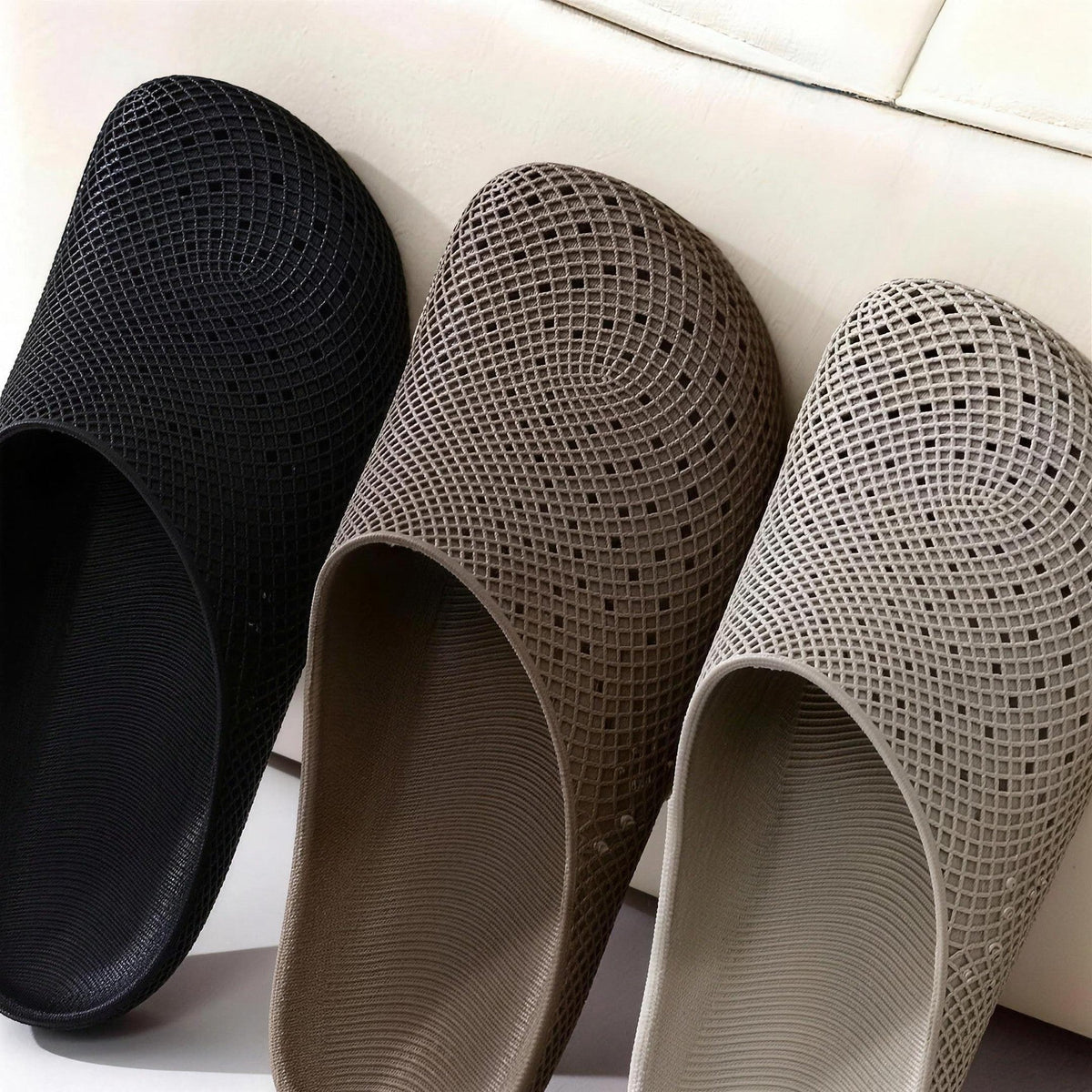 Badeschuhe Herren | Clogs | Belüftet | Dicke Sohle