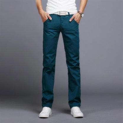 Stretch Chinohose Herren | Baumwolle | Gerades Bein